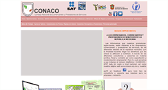 Desktop Screenshot of conaco.org.mx